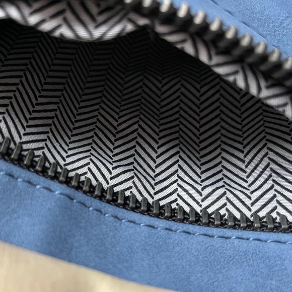 NWOT Steve Madden Black, Blue, and Cream Crossbody Bag - Picture 10 of 13